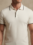 ivory open-collar shirt