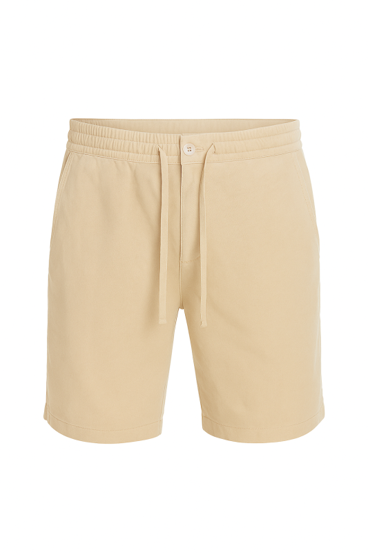 beige linen short