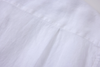 white linen short-sleeve shirt