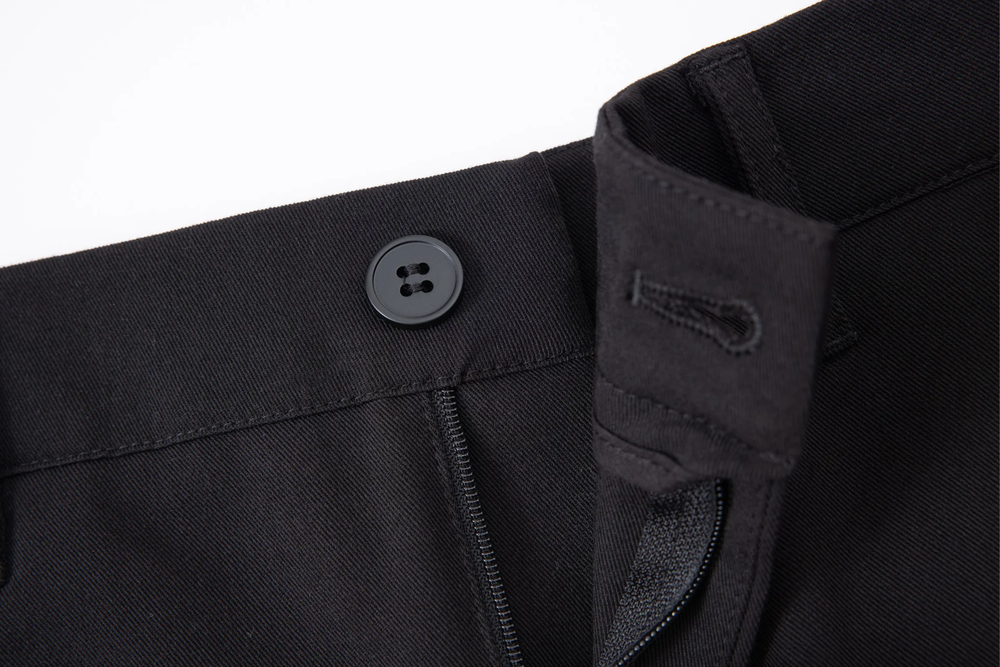 classic chino pants black