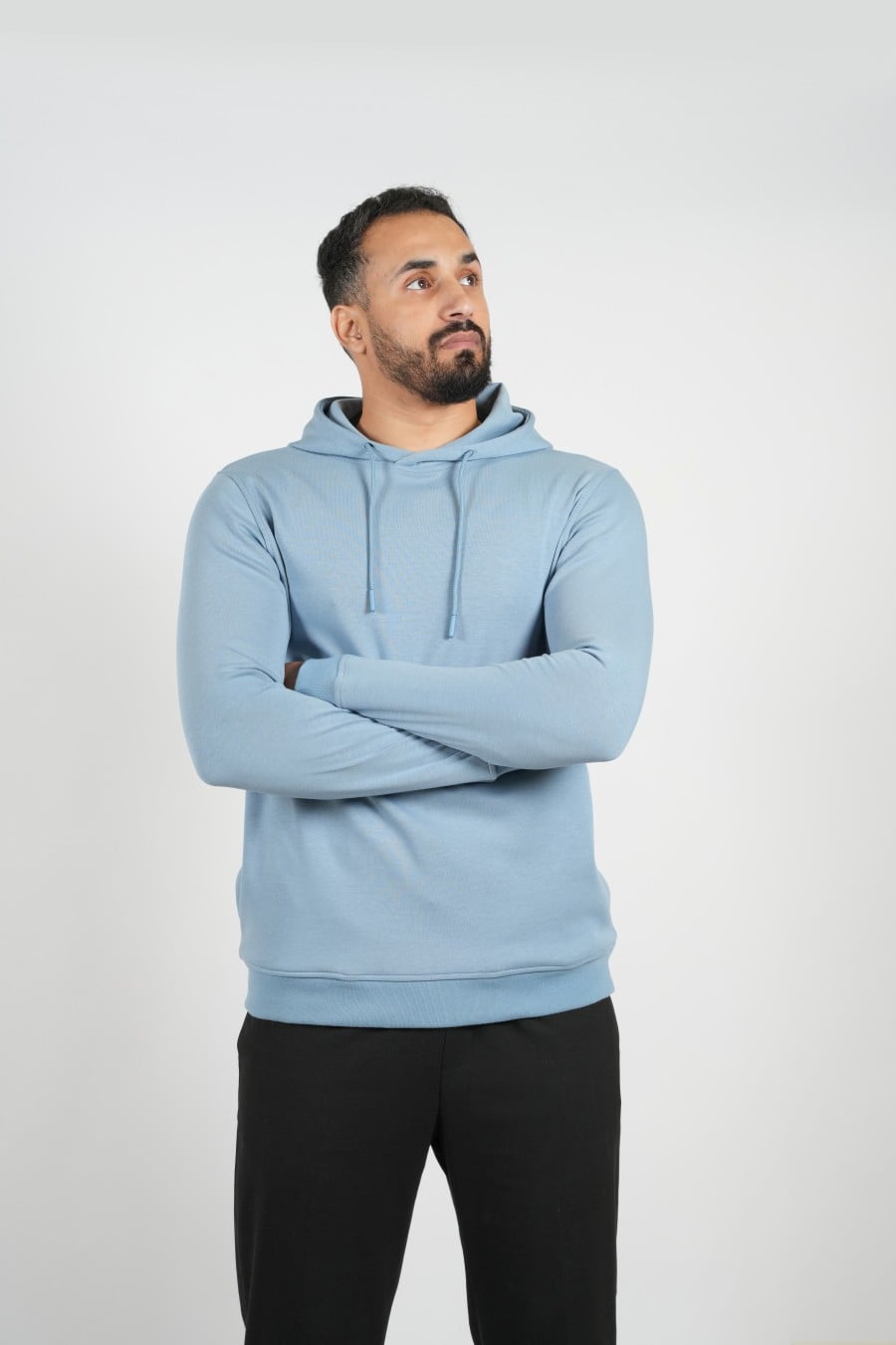 Plain Hoodie Sky Blue