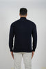 Cashmere Pullover Zipper Black
