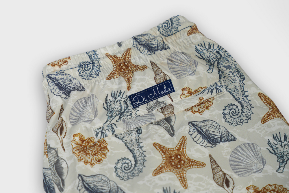 seashell - swim shorts