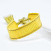 J’ADORE Embroidered Woven Bracelet