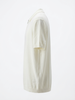 Wool Polo With Zipper Short Sleeve CREAM