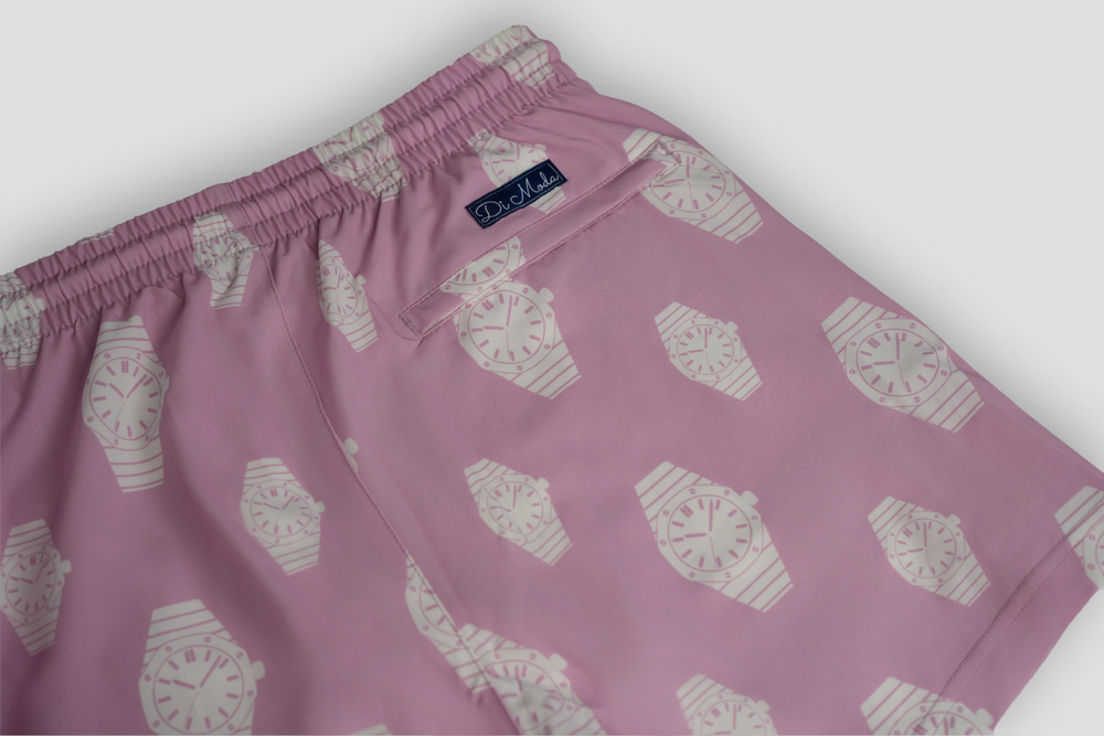 pink full watch edition swim shorts