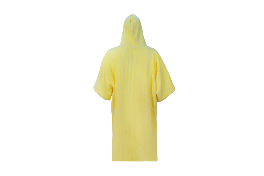 yellow hooded towel– short sleeve free size