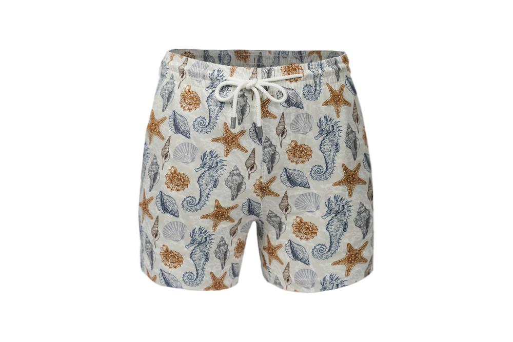 seashell - swim shorts
