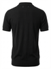 Wool Polo Short Sleeve  V Neck With Stitch ( Thin )