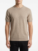 Cashmere Round Neck Short Sleeve Cream