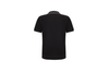 black open-collar shirt