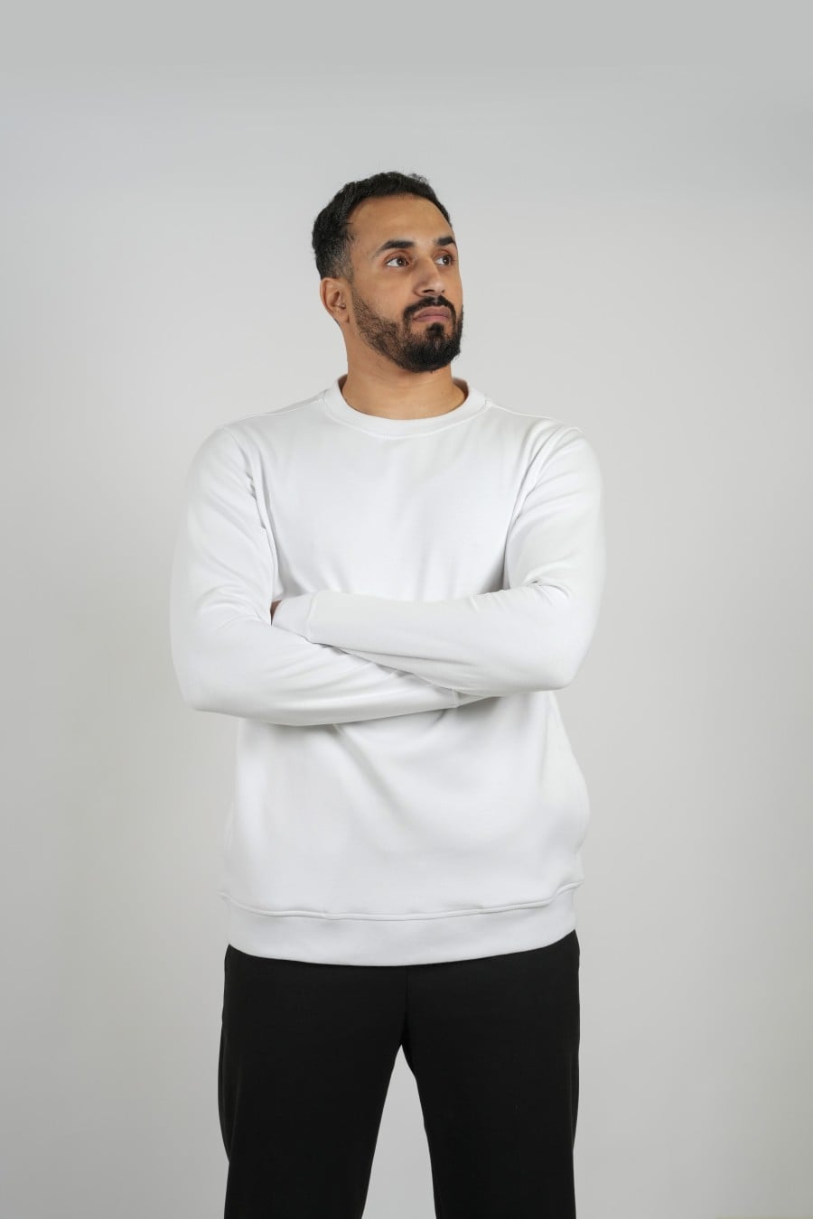Plain White Sweater