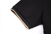 black classic polo t-shirt