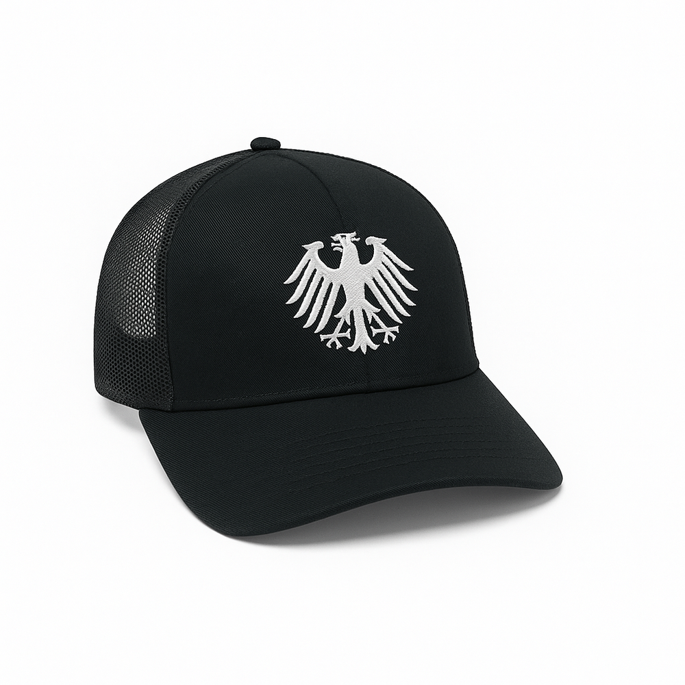 die adler black trucker – men’s cap | comfortable & stylish