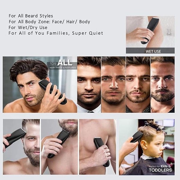 HAIR TRIMMER WITH 1HOUR QUICK CHARGE