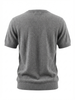 Cashmere Round Neck Short Sleeve Grey