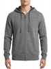 Cashmere Cardigan With Hoodie LT.GREY