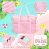 Tagitary Mesh Beach Bag-Pink