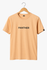 peach "panther" graphic tee with panther illustration – t-shirt