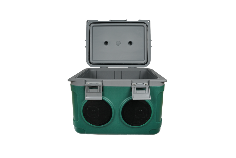 21L Camp Cooler with Bluetooth Speaker – 48-Hour Ice Retention – Portable for Camping, Beach & BBQ
