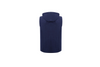 navy sleeveless towel hoodie