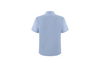 babyblue linen short-sleeve shirt
