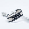 J’ADORE Embroidered Woven Bracelet