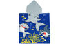 kids hooded beach towel – the sharks