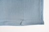 blue v neck long sleeve shirt