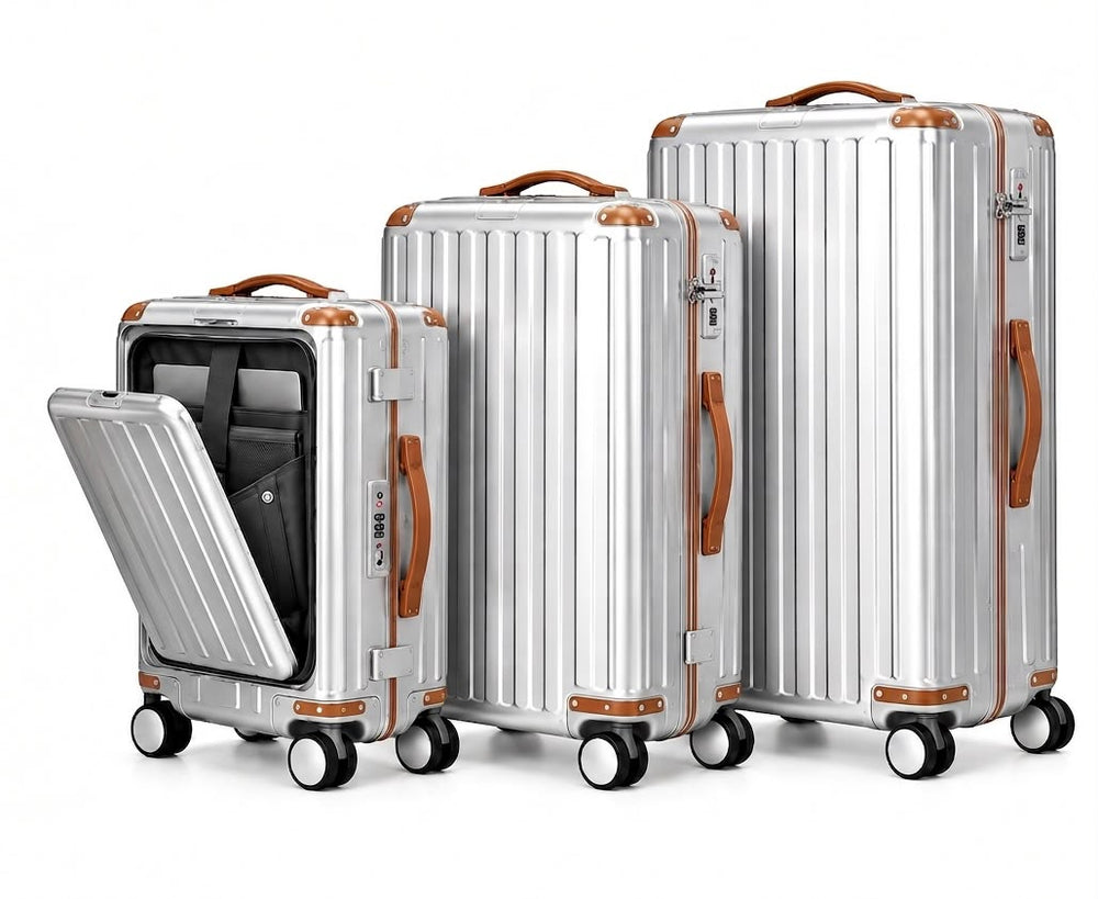 MALA 3-Piece Premium Aluminium Luggage Set ( 20", 26", 29")