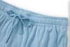 baby blue towel shorts