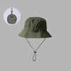 dark green packable outdoor bucket hat