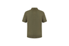 olive linen polo shirt