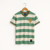-the clover hooped football town t-shirt