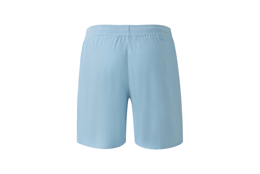 baby blue towel shorts