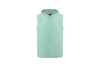 sleeveless towel hoodie – mint green