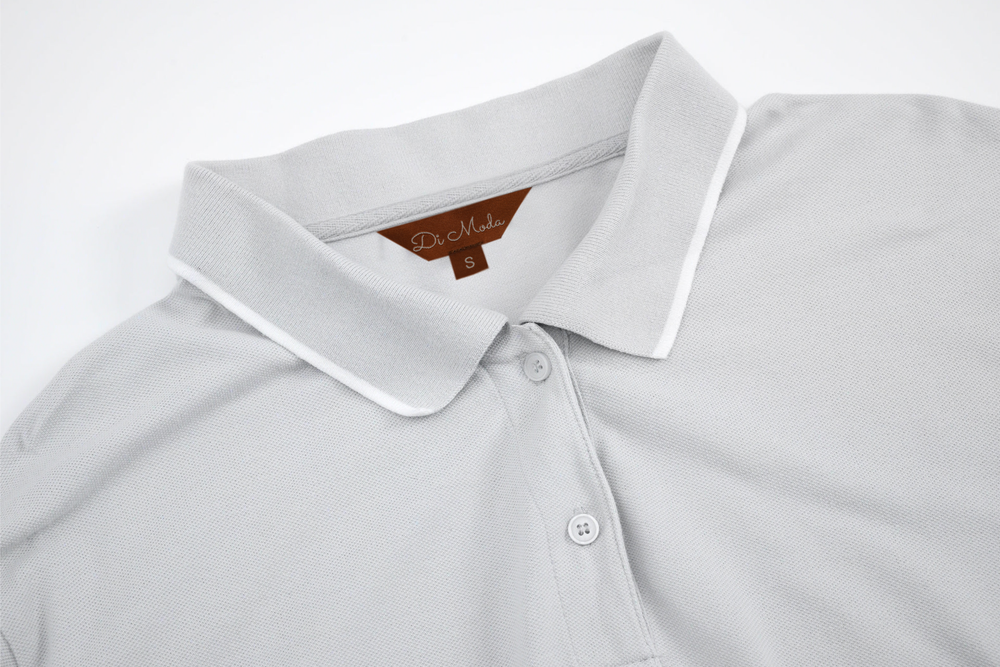 grey classic polo t-shirt