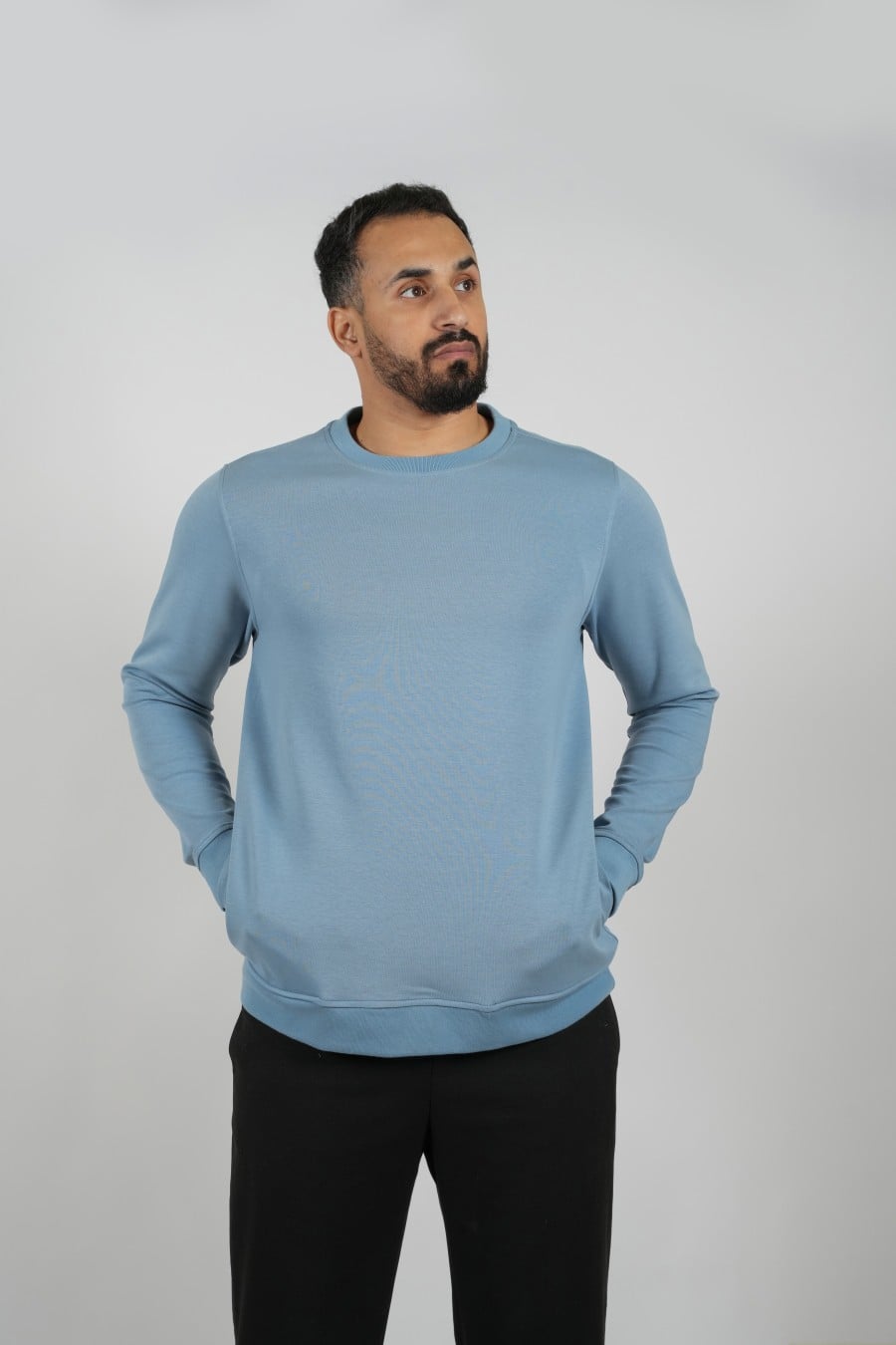 Plain Sky Blue Sweater