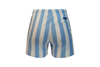 babyblue striped swim shorts
