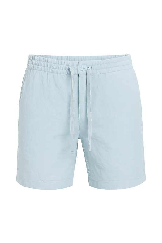 babyblue linen short