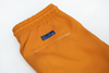 solid orange swim shorts