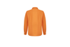 orange linen long-sleeve shirt