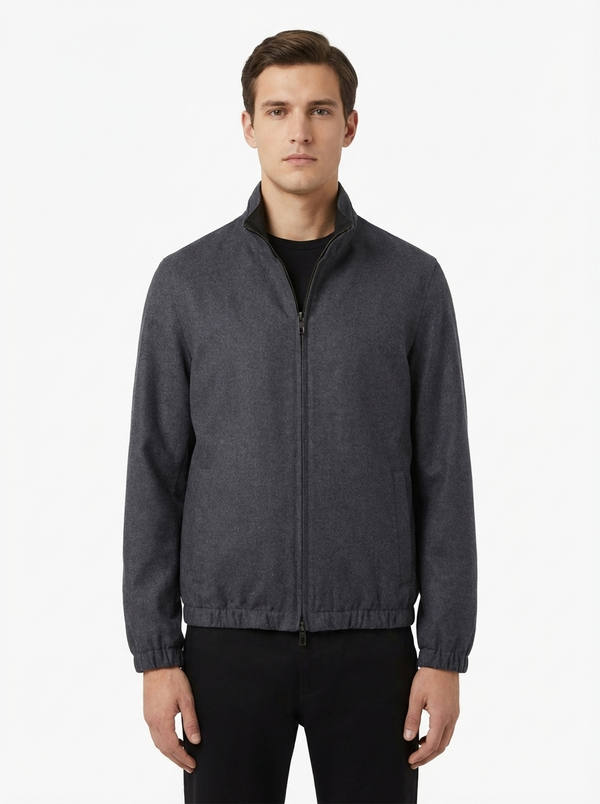   Di Moda 19157 Double Face Reversible Jacket – Dark Grey