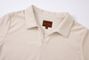 towel polo shirt beige