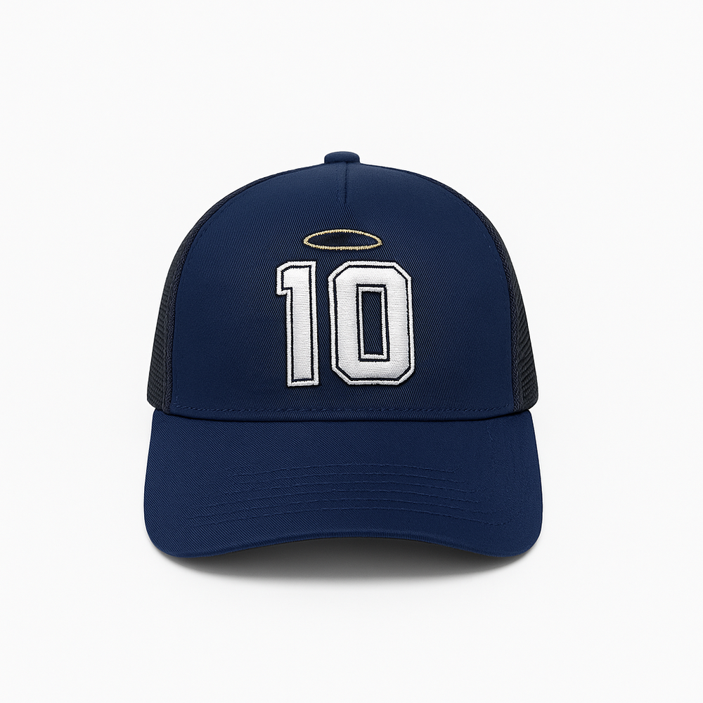 tribute d10s blue trucker – men’s cap | comfortable & stylish