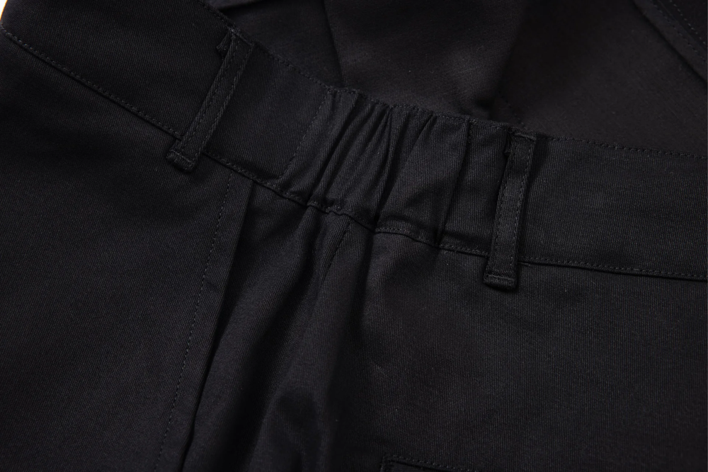classic chino short black