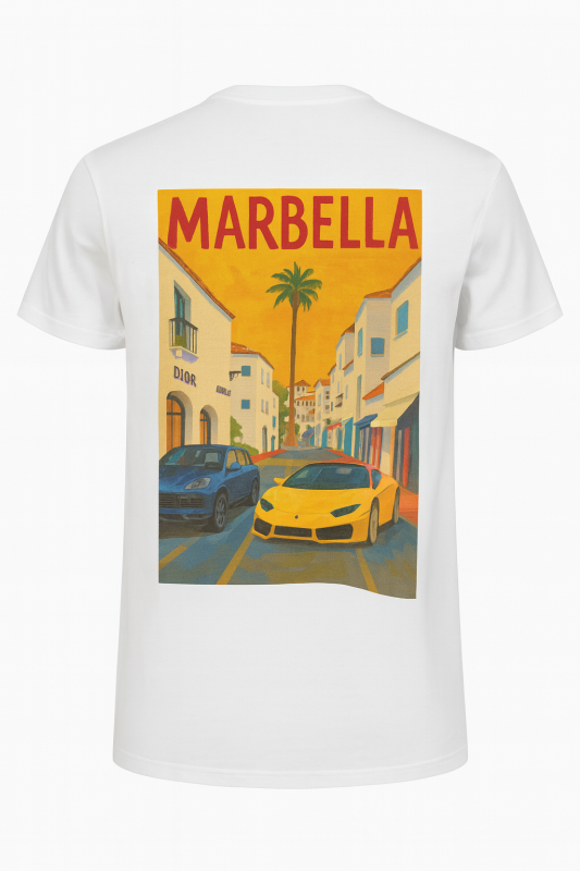   t-shirt marbella print