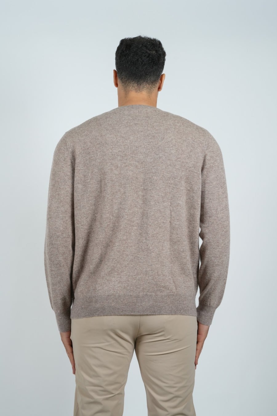 Cashmere Circle Pullover Camel