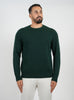 Wool Pullover Circle Neck - Green