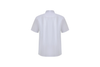 white linen short-sleeve shirt